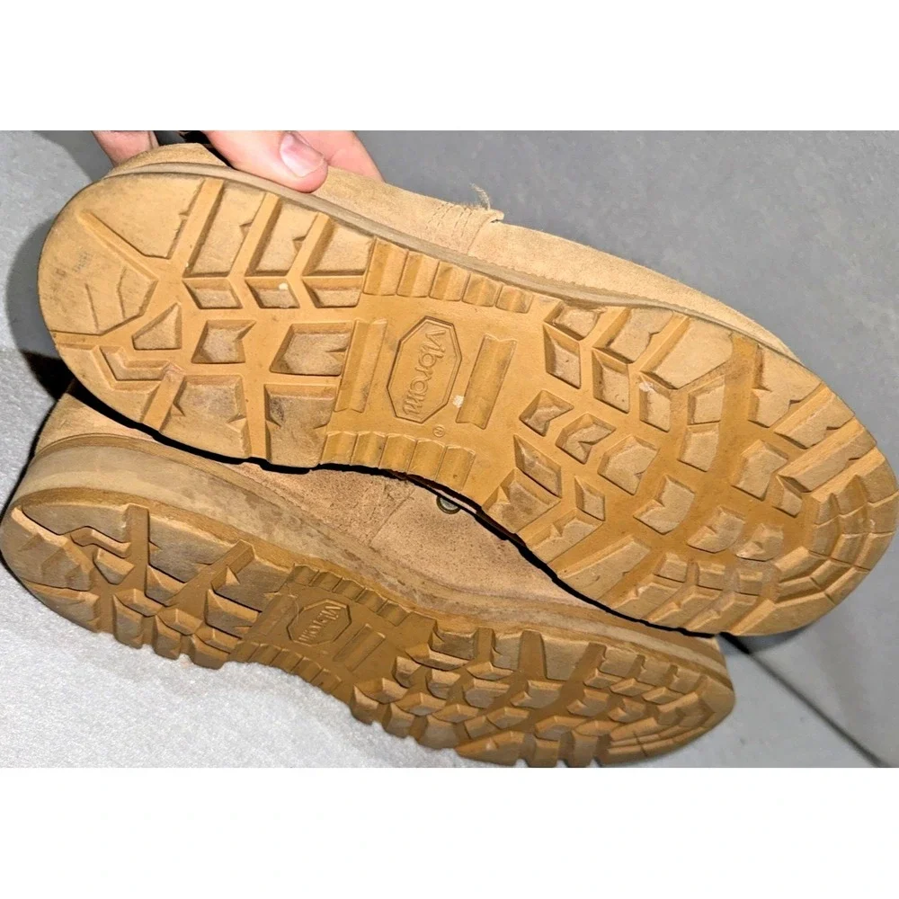 Vibram Gortex Beige Military US Army‎ Flight Combat Boots Mens Size  Unk
